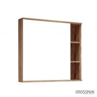 Шкаф-зеркало Grossman ФОРТА-80 см дуб галифакс