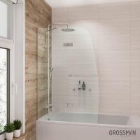 Шторка для ванны Grossman GR-102