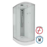 Душевая кабина Niagara Eco E120/80/13L/MT (120х80х215) низкий поддон(13см),стекло матовое,3 места