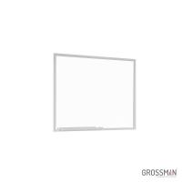 Зеркало Grossman ЛОФТ-90 см с полкой белое