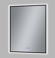 Зеркало PRAGMA-норма BLACK (700*800*45) LED с сенсорным выключателем и подогревом