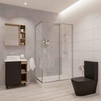 Душевое ограждение Niagara Nova NG-6612-08 (120х80х195) прямоугольник,хром,дверь раздвижная,стекло прозрачное,1 место