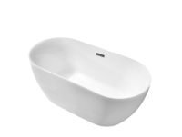 Ванна пристенная Grossman Classic GR-12501 (160х75x58) белый,1 место