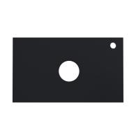 Столешница "ВИВА-70 см" черная (искусственный камень)