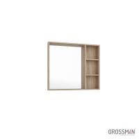 Зеркало Grossman ФЛАЙ-80 см дуб сонома