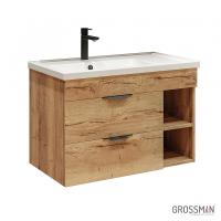 Тумба подвесная Grossman ФОРТА-80 см дуб галифакс