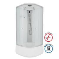 Душевая кабина Niagara Eco E80/40/MT (80х80х215) высокий поддон(40см),стекло матовое,4 места