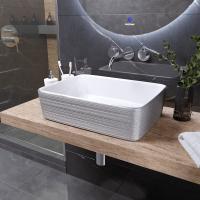 Раковина Grossman GR-3016SW (480х370х130) серебро,белая внутри,1 место