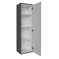 Пенал подвесной "КРИСТАЛЛ-35 см" универсальный графит матовый