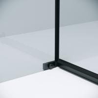Душевое ограждение Grossman Pragma 100.K33.03.120.21.00-200.K33.03.100.21.00 (120х100х195) распашная,черный матовый,стекло прозрачное,2 места
