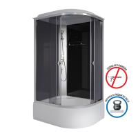 Душевая кабина Niagara Eco E110/80/40L/TN (110х80х215) высокий поддон(40см),стекло черное,4 места