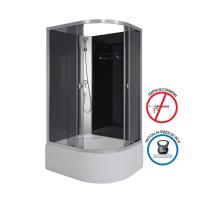 Душевая кабина Niagara Eco E110/80/40L/TN/BK (110х80х195) высокий поддон(40см),стекло черное,4 места