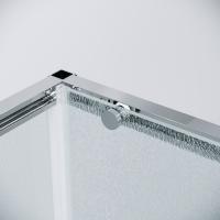Душевое ограждение Grossman Galaxy 100.K33.01.110.10.02-200.K33.01.100.10.02 (110х100х195) раздвижная(левая),хром,стекло шиншилла,2 места
