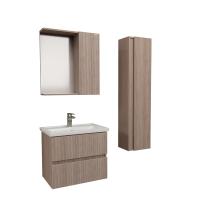 Шкаф-зеркало "ЮНИТ-70 см", универсал. кадена вуд