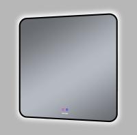 Зеркало ELEGANS-норма BLACK (800*800*45) LED с сенсорным выключателем и подогревом