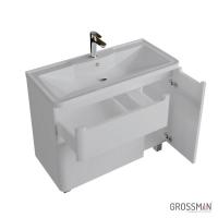 Тумба напольная Grossman АДЕЛЬ-100 см с 2-я ящиками белая