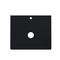 Столешница "НОРМА-60 см" черная (искусственный камень)