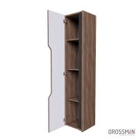 Пенал подвесной Grossman ЛАЙФ-32 см винтажное дерево темное/графит