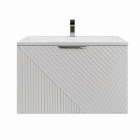 Тумба подвесная "БЛИСС-80 см" с 1 ящ. белая матовая (ум. Блисс-80 см.)