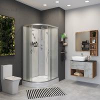 Душевая кабина Niagara NG 3312-14RBKT Без крыши тропик