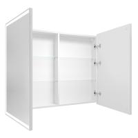 Шкаф-зеркало "МЕРКАДО-90 см" универсал. с LED подсветкой