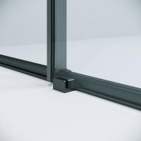 Душевое ограждение Niagara Nova NG-34-10AGR-A90GR-34 (100х90х195) прямоугольник,раздвижная,графит,стекло прозрачное,2 места