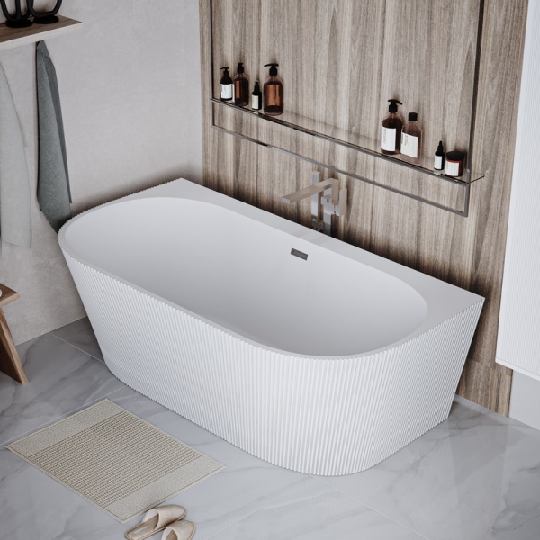 Ванна пристенная Grossman Cristal GR-17071M (170х80х58) цвет белый матовый,1 место