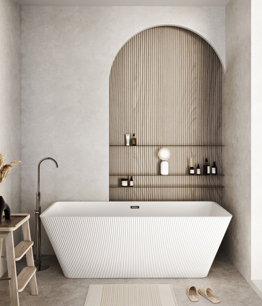 Ванна отдельностоящая Grossman Cristal GR-2022 (170х75х58) цвет белый,1 место