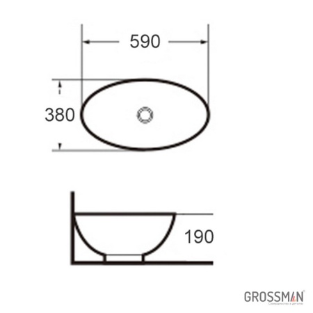 Раковина Grossman GR-3022