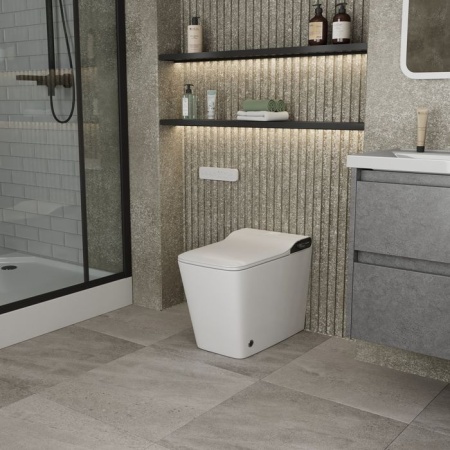 Унитаз приставной Grossman Smart GR-PR-5701 (590х360х460) белый,1 место