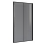 Дверь в нишу Niagara Nova NG-85-13TB (130х195) черный матовый,стекло тонированное,дверь раздвижная,1 место