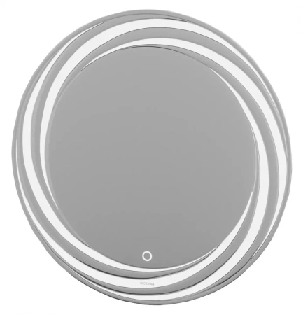 Зеркало Grossman Arma D800 80 x 80 см с подсветкой, сенсорный выключатель, гравировка, 158080