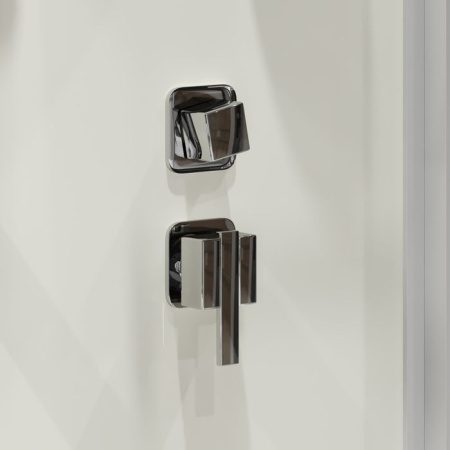 Душевая кабина Niagara Standart ST80/15Q (80х80х215) квадрат,поддон 15см,распашная,проф.белый,3 места