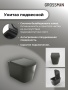 Комплект 3 в 1: Grossman инсталляция 900.K31.01.000+клавиша 700.K31.01.210.210 черный матовый+унитаз GR-4441BMS, 3 места