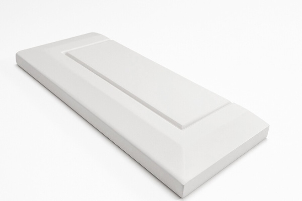 Пенал подвесной "КРИСТАЛЛ-35 см" универсальный белый глянец