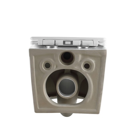 Унитаз подвесной Grossman Thin Rim GR-5604SQ (520х360х355) тонкий ободок,белый с тонкой крышкой,микролифт,смыв торнадо,1 место