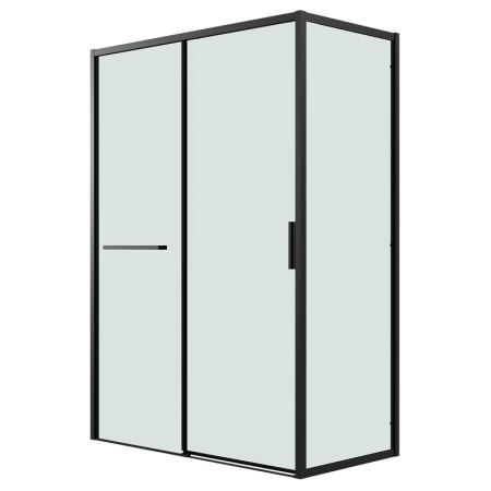 Боковая стенка Grossman Style 200.K33.05.80.21.00 (80х195) черный матовый,стекло прозрачное, 1 место