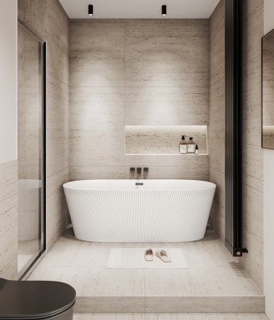 Ванна отдельностоящая Grossman Forta GR-27021M (170х75х58) цвет белый матовый,1 место