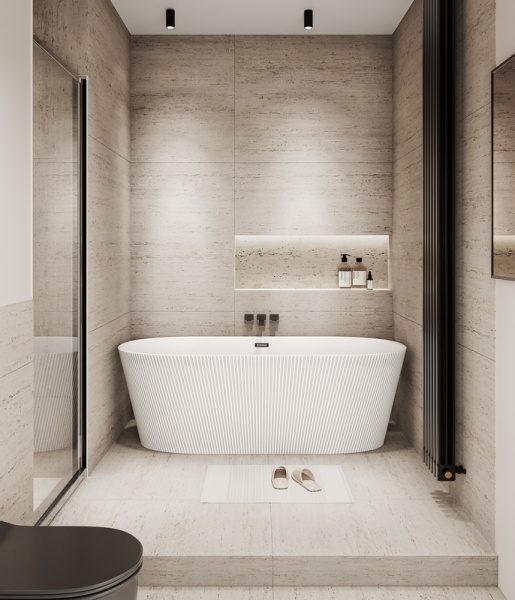 Ванна отдельностоящая Grossman Forta GR-27021M (170х75х58) цвет белый матовый,1 место