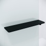 Душевая перегородка Niagara Nova NG-582-90BLACK (90х200) черный матовый,стекло белый градиент,1 место