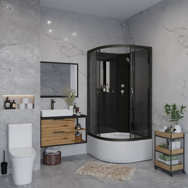 Душевая кабина Niagara NG 6508-14BK Без крыши