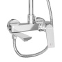 Душевая стойка Grossman Galaxy 500.K35.01.100 с верхним душем,ручной лейкой и смесителем,хром глянцевый,1 место
