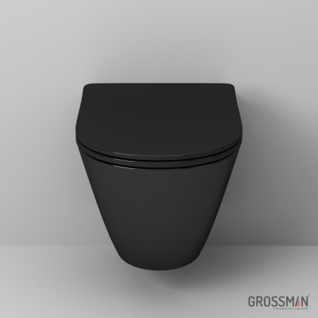 Унитаз подвесной Grossman GR-4411BS черный