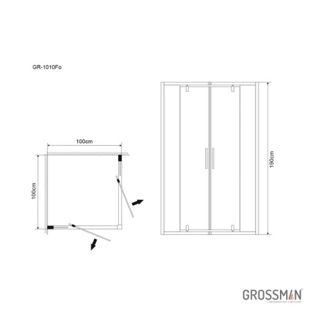 Душевой уголок Grossman Forta GR-1010