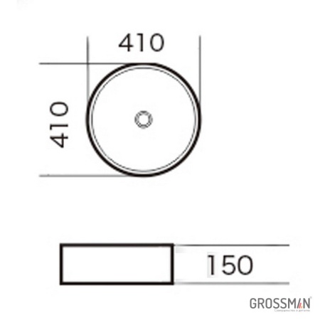 Раковина Grossman GR-3013