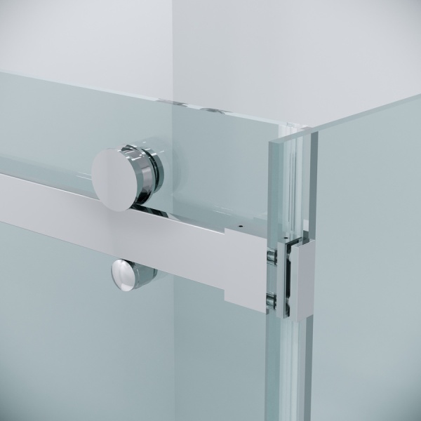 Душевое ограждение Grossman Classic 100.K33.04.160.10.00-200.K33.04.100.10.00 (160х100х195) раздвижная,хром,стекло прозрачное,2 места
