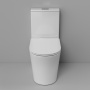 Унитаз напольный Grossman Thin Rim GR-5607SQ (656х370х796) тонкий ободок,белый с тонкой крышкой,микролифт,смыв торнадо,1 место