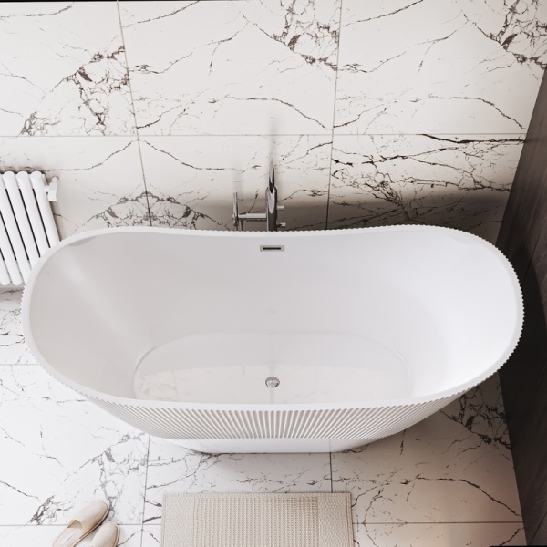 Ванна отдельностоящая Grossman Galaxy GR-2104 (170х75х72) цвет белый,1 место