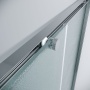 1/2 душевого ограждения Grossman Galaxy 1/2.K33.01.10L.10.02 (100*195) хром, стекло шиншилла, 1 место