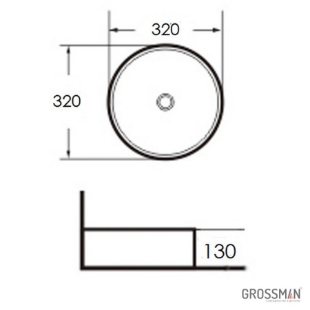 Раковина Grossman GR-3021